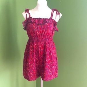 VINTAGE! PURE ENERGY red, blue and yellow‎ romper